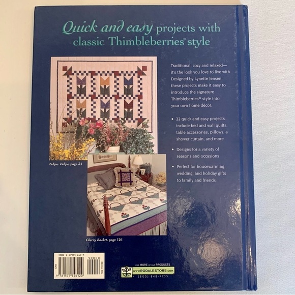 Quilting Patterns Projects Thimbleberries Housewarming Quilt Quilts Book Jensen - Picture 10 of 10